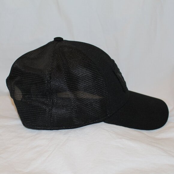 YETI - Black on Black Patch Trucker Snapback Hat - Picture 4 of 11